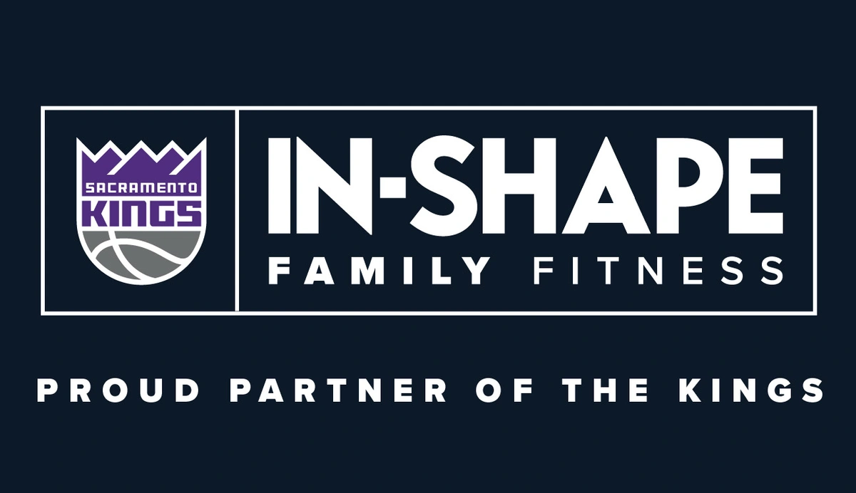 Sacramento Kings and In-Shape Family Fitness Logos - Proud Partner of the Sacramento Kings