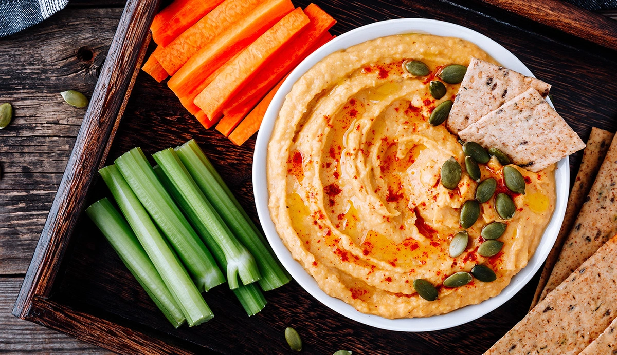 Spiced Sweet Potato Hummus