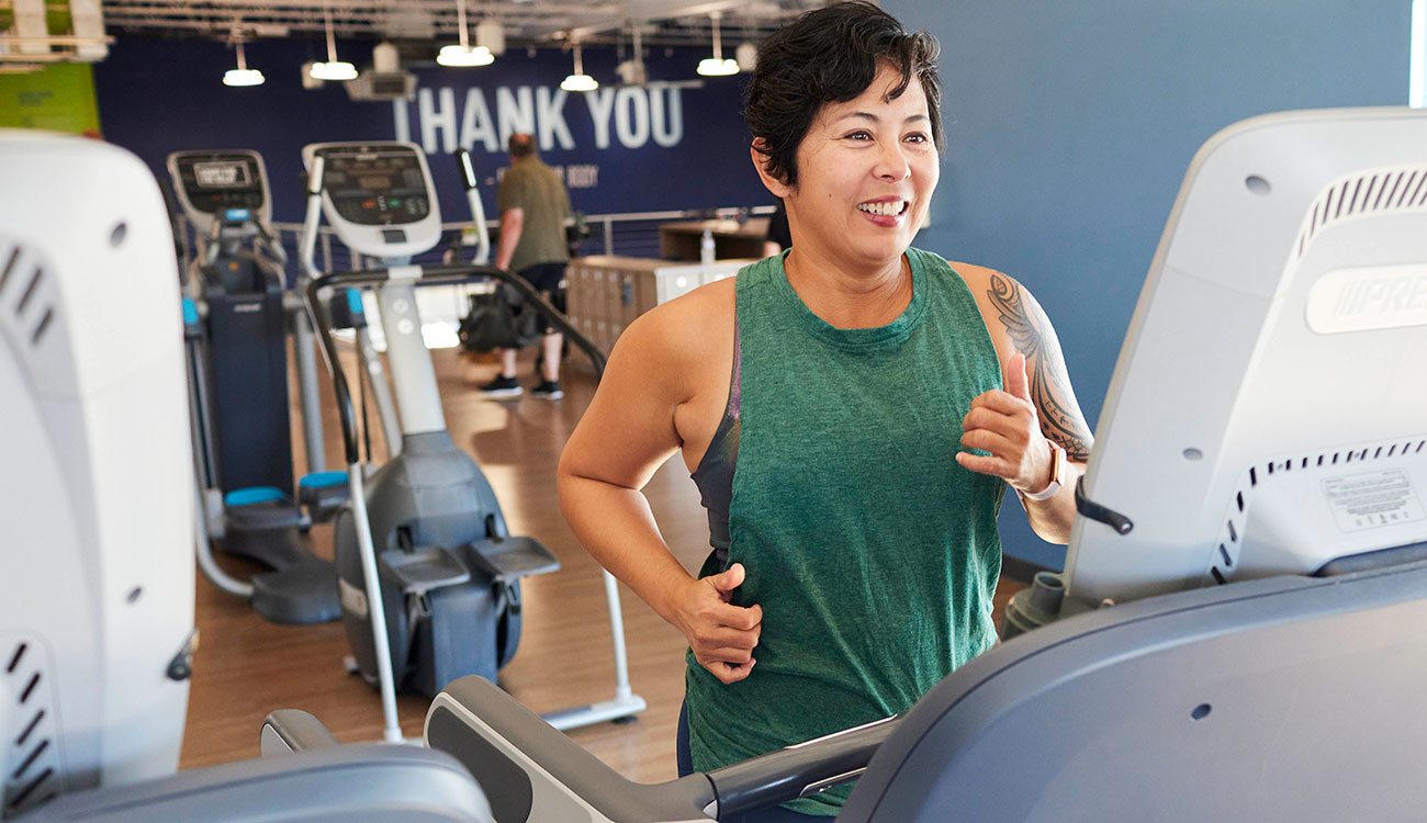 Woman on a Treadmill